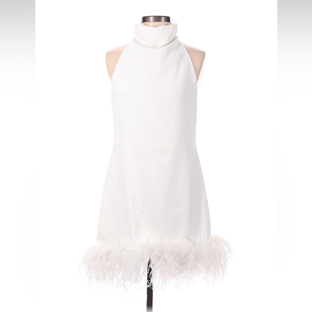 Amanda Uprichard White Backless Dress